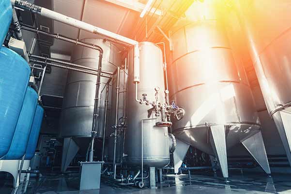 industrial water filtration tanks